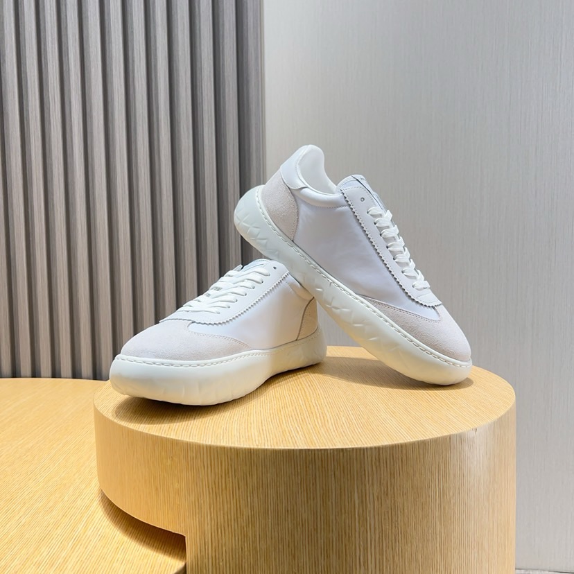 Bottega Veneta White Leather & Suede Basket Sneakers Size 38-45 6 i1744824235547 6547 0 4