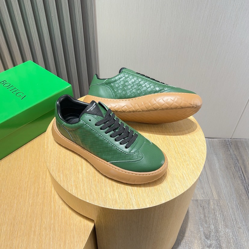 Bottega Veneta Men's Green Leather & Suede Low-Top Sneakers Size 38-45 4 i1744825536777 329 0 2