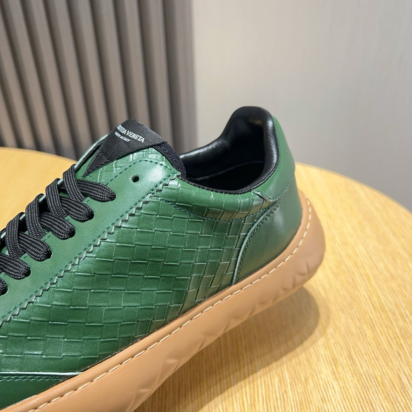 Bottega Veneta Men's Green Leather & Suede Low-Top Sneakers Size 38-45 6 i1744825536777 8666 0 4