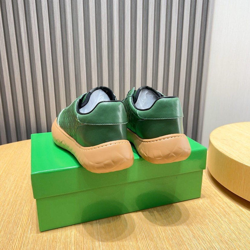 Bottega Veneta Men's Green Leather & Suede Low-Top Sneakers Size 38-45 5 i1744825537483 196 0 3