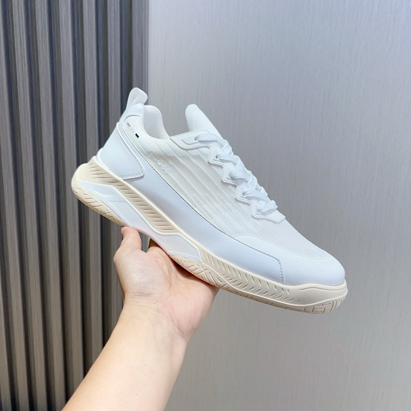 BOSS Men's White Breathable Layered Design Sneakers - Size 38-44 3 i1745427067769 9395 0 1