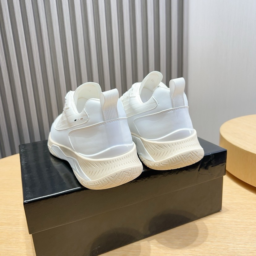 BOSS Men's White Breathable Layered Design Sneakers - Size 38-44 5 i1745427069080 7326 0 3