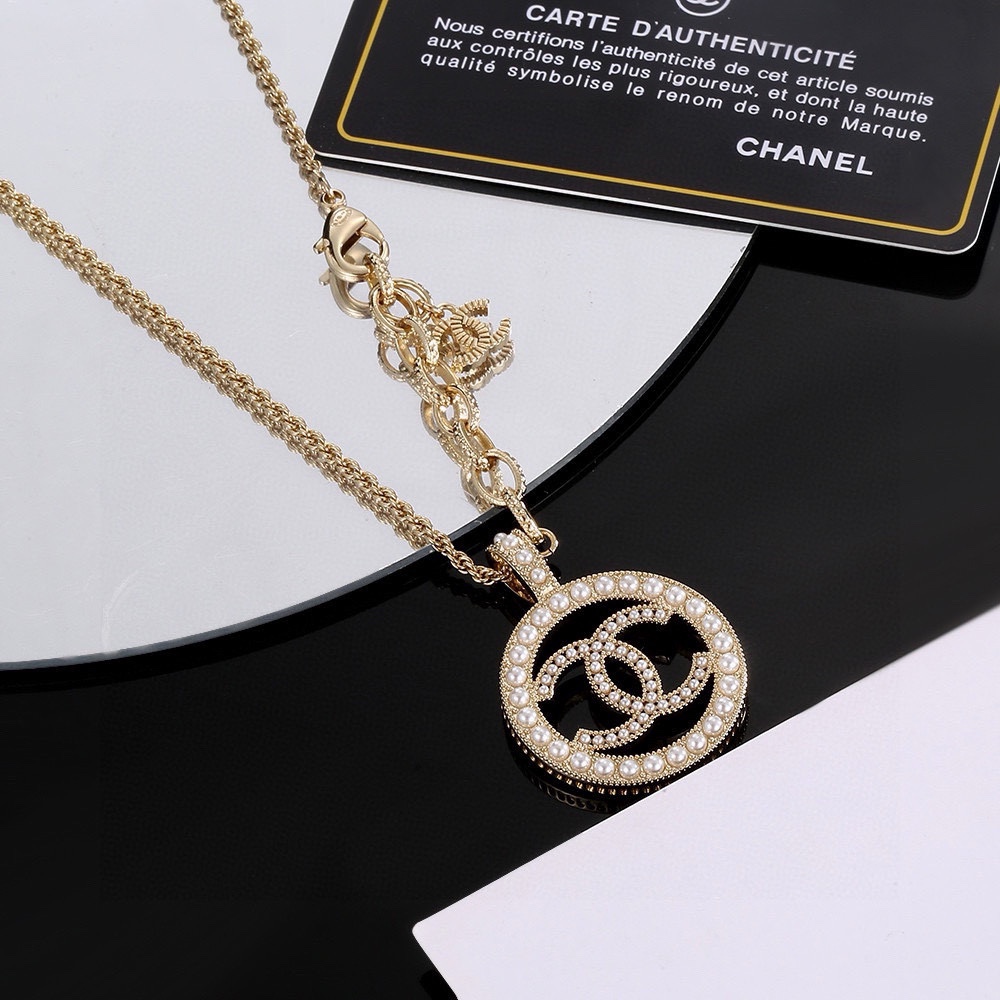 Chanel Joalheria Colares & Pendents Ouro Conjunto com Diamantes Correntes