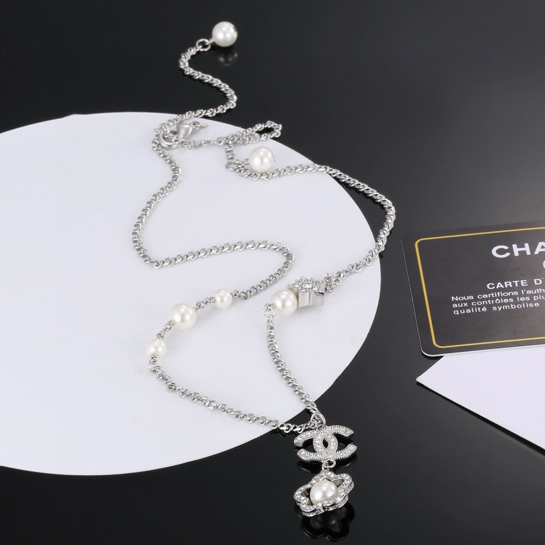 Chanel Comprar
 Joalheria Colares & Pendents Conjunto com Diamantes Fashion