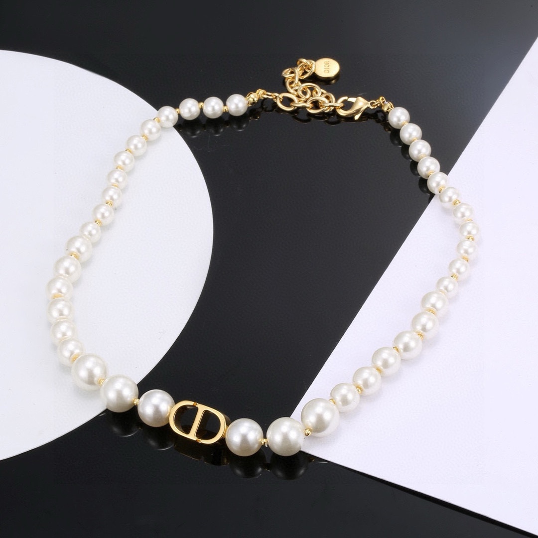 Dior CD Pearl Necklace - Comprehensive