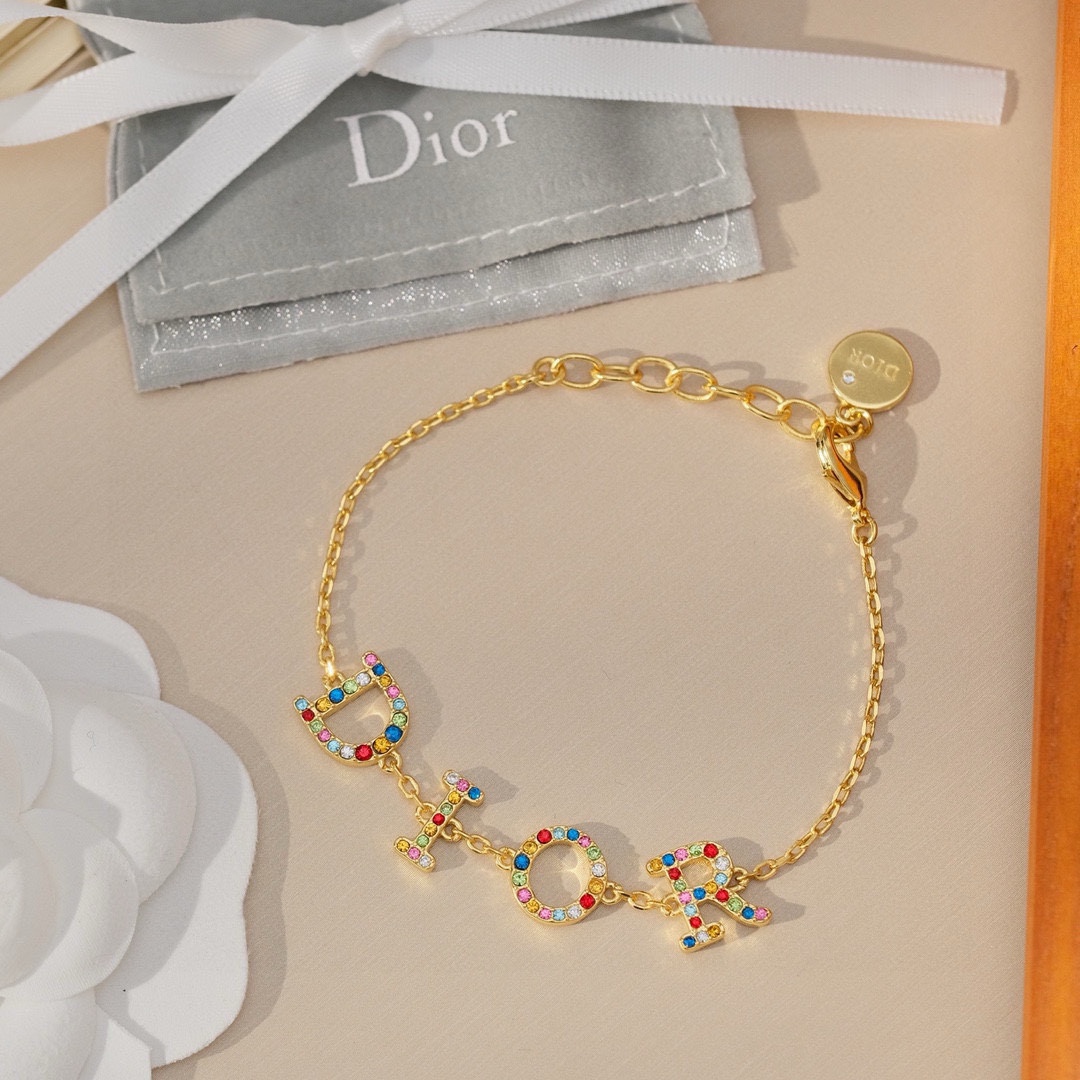 Dior bracelet crafted in gold-finish metal - Comprehensive