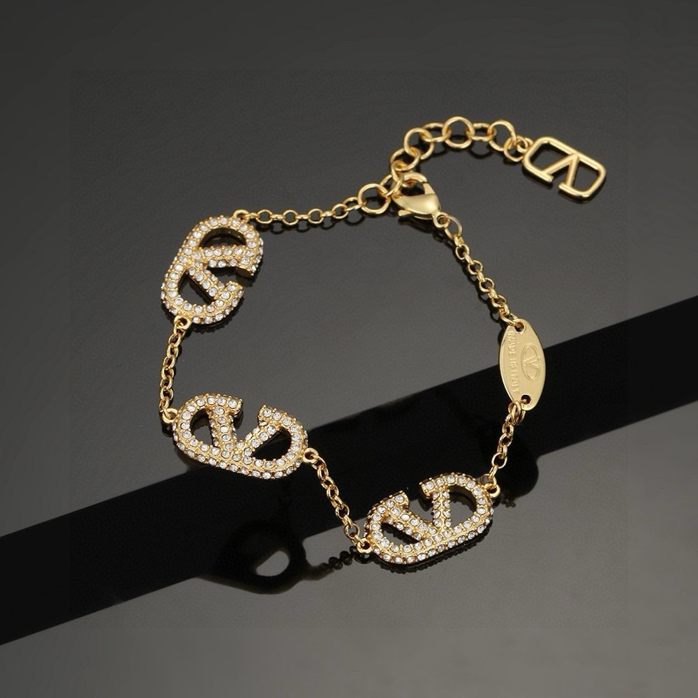 p300 Valentino, Valentino, hand-chained, heavy, new-flamming network. The bracelet - 图片 5