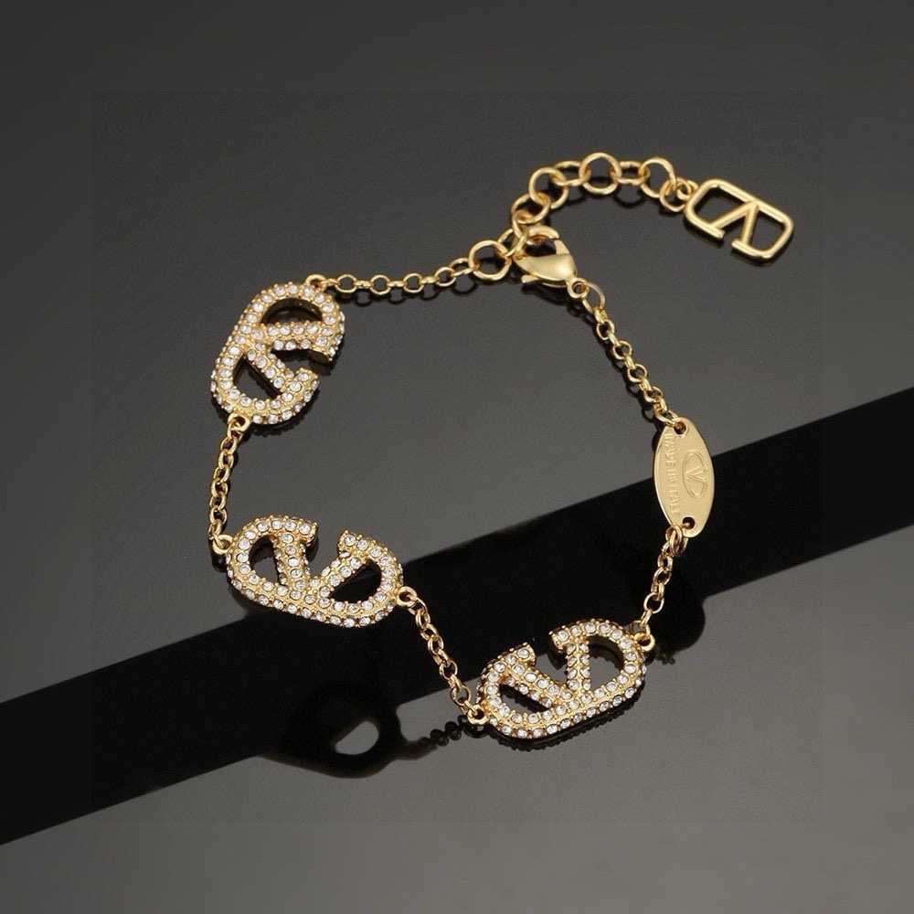 p300 Valentino, Valentino, hand-chained, heavy, new-flamming network. The bracelet - 图片 5