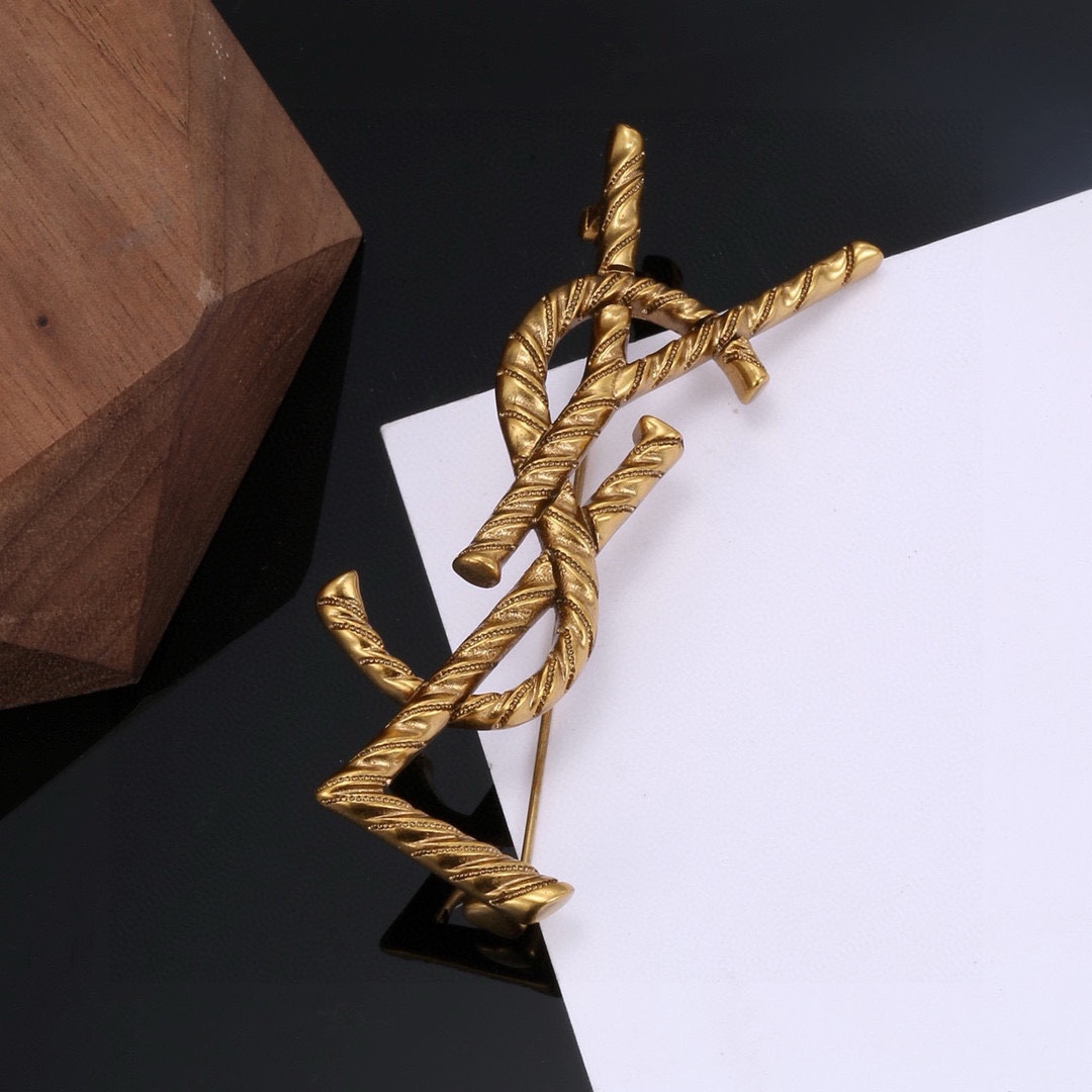 Yves Saint Laurent Jewelry Brooch Fashion