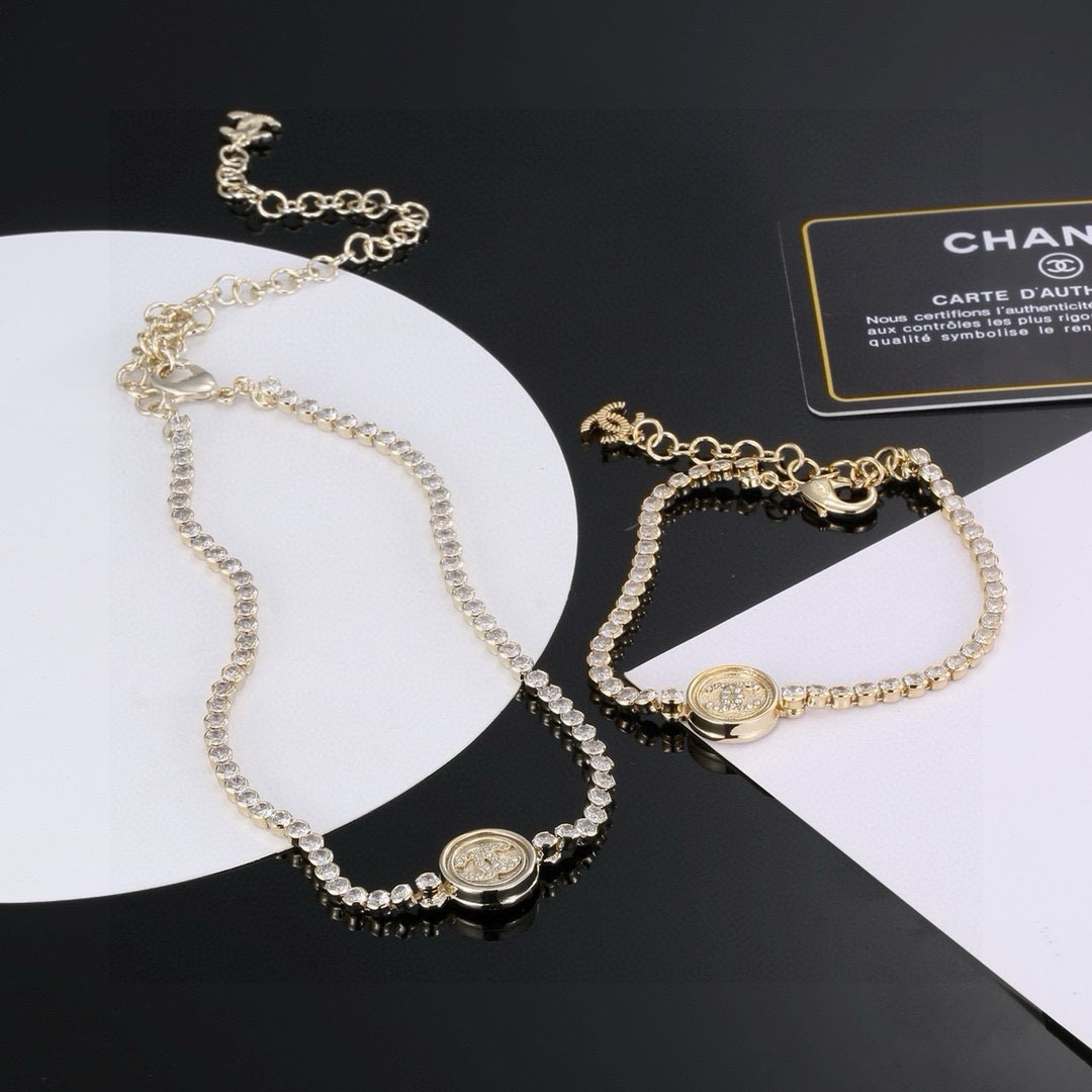 Chanel Joyas Pulsera Collar Oro