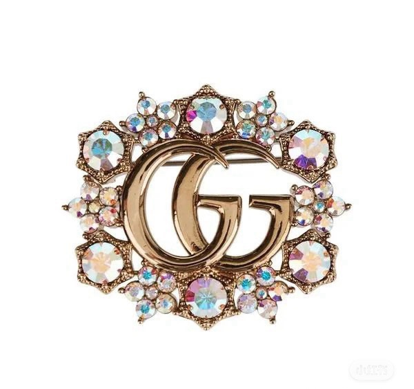 Gucci Double G Brooch: Elegant Design with Brand Signatures - 图片 2
