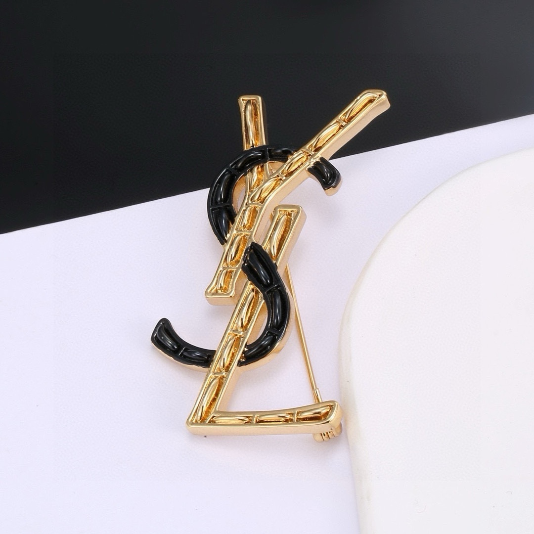 Luxury St. Roland YSL Pin with Perfect Electroplating and Unique Design - 图片 5
