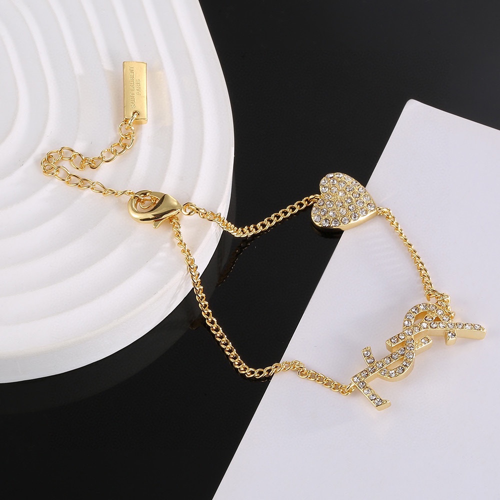 YSL Letter Lock Bracelet: Elegant and Luxurious Minimalist Design