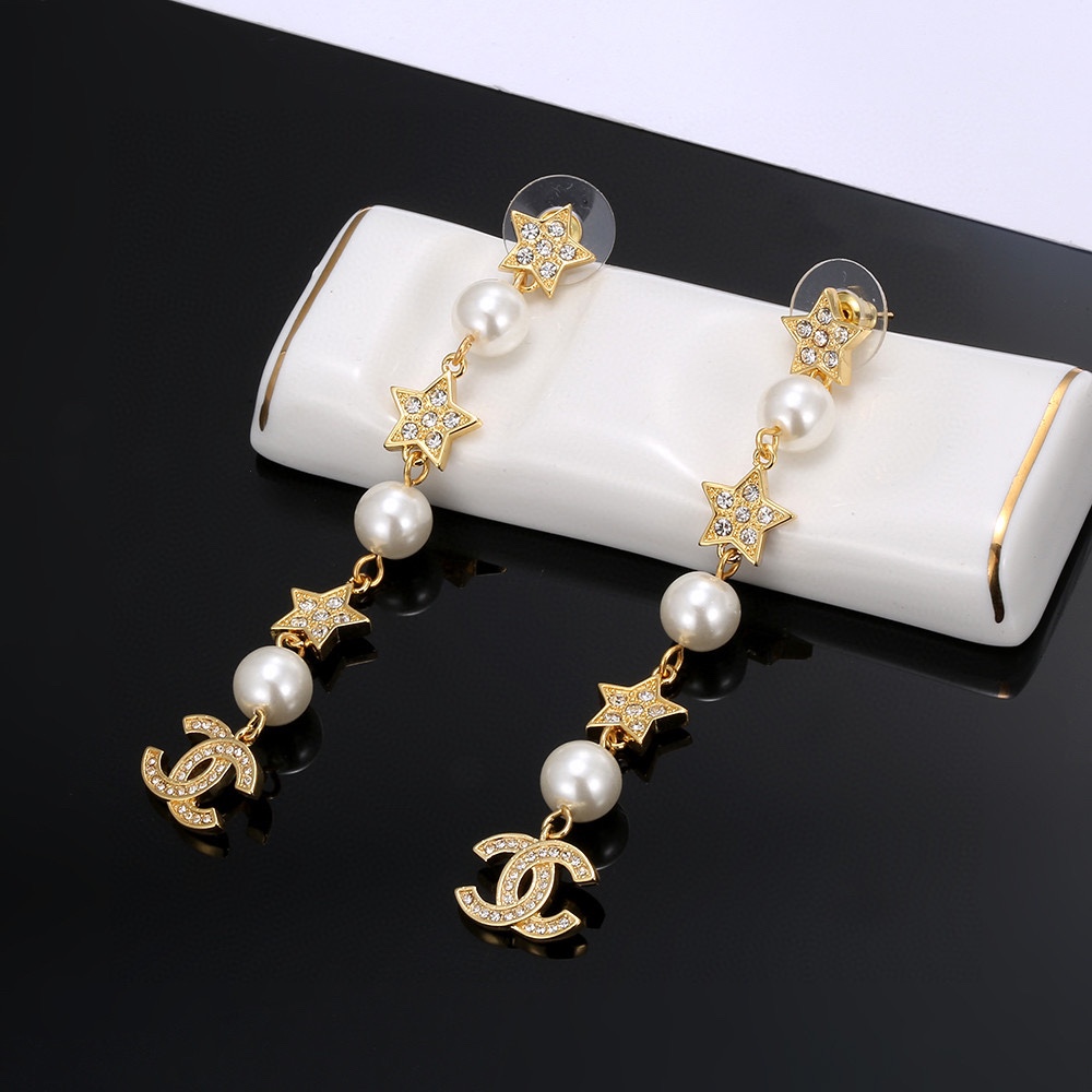 Chanel Replica
 Jewelry Earring 925 Silver Fashion