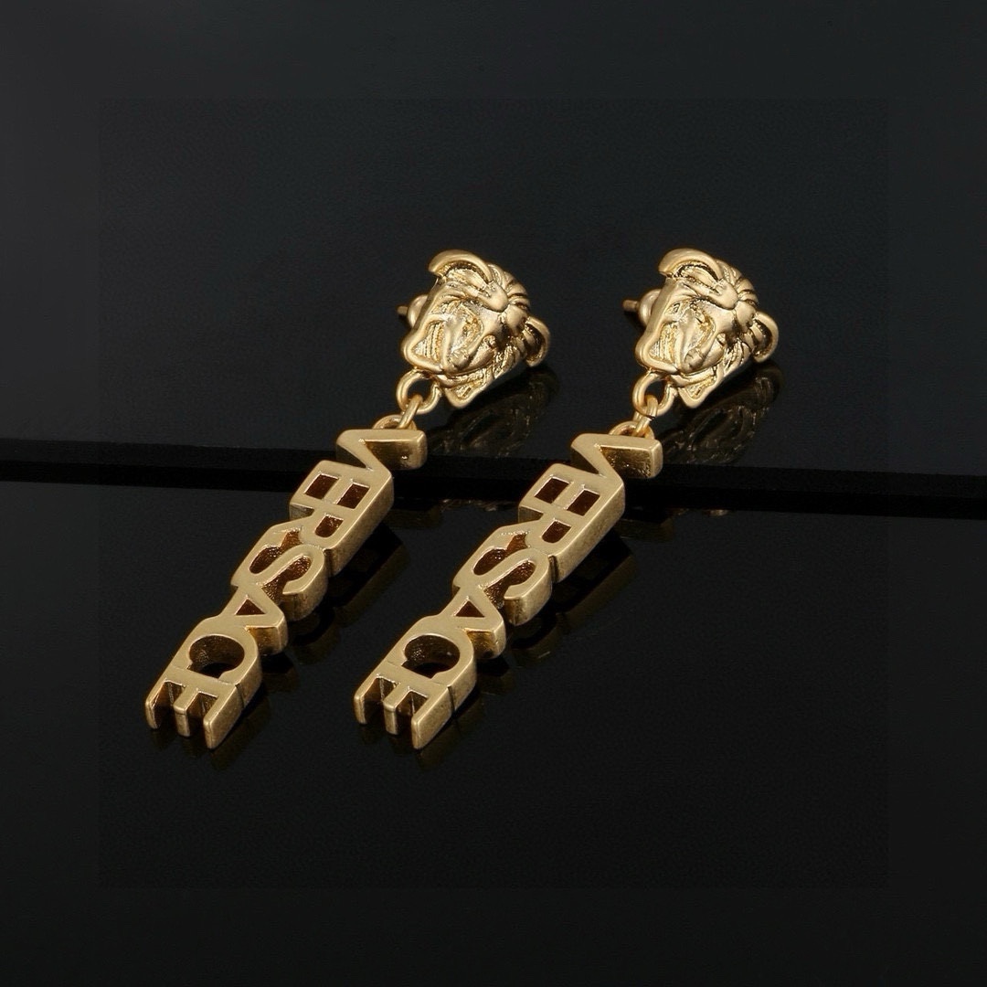 Versace Jewelry Earring 7 Star Collection
 Gold