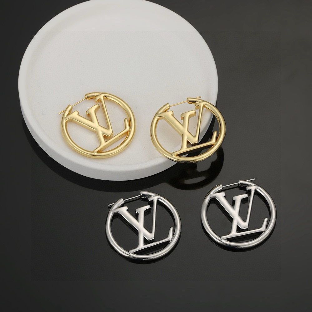 【精工版本】路易威登耳钉 字母耳钉  秉承精湛匠艺，以锻造耀目 LV Twig  抛光色泽成就经典 LV