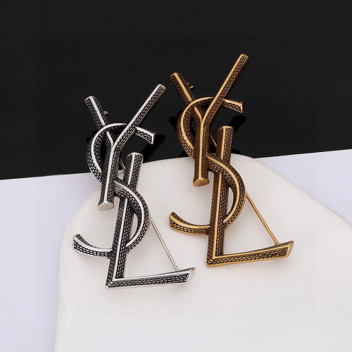 Yves Saint Laurent YSL Brooch, Classic Luxury & Fashion Pin 1 Yves Saint Laurent YSL Brooch, Classic Luxury & Fashion Pin