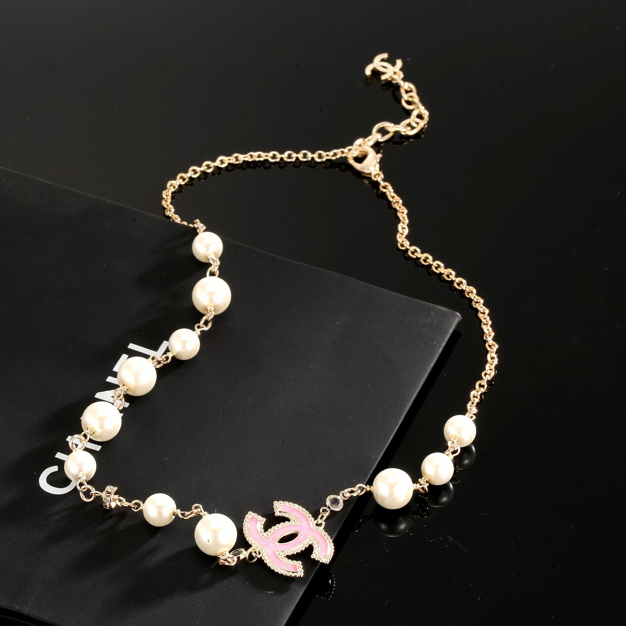 Chanel Double C Pearl Necklace, Elegant Chain with Iconic Logo Pendant 3 i1750953068234 6259 0 1