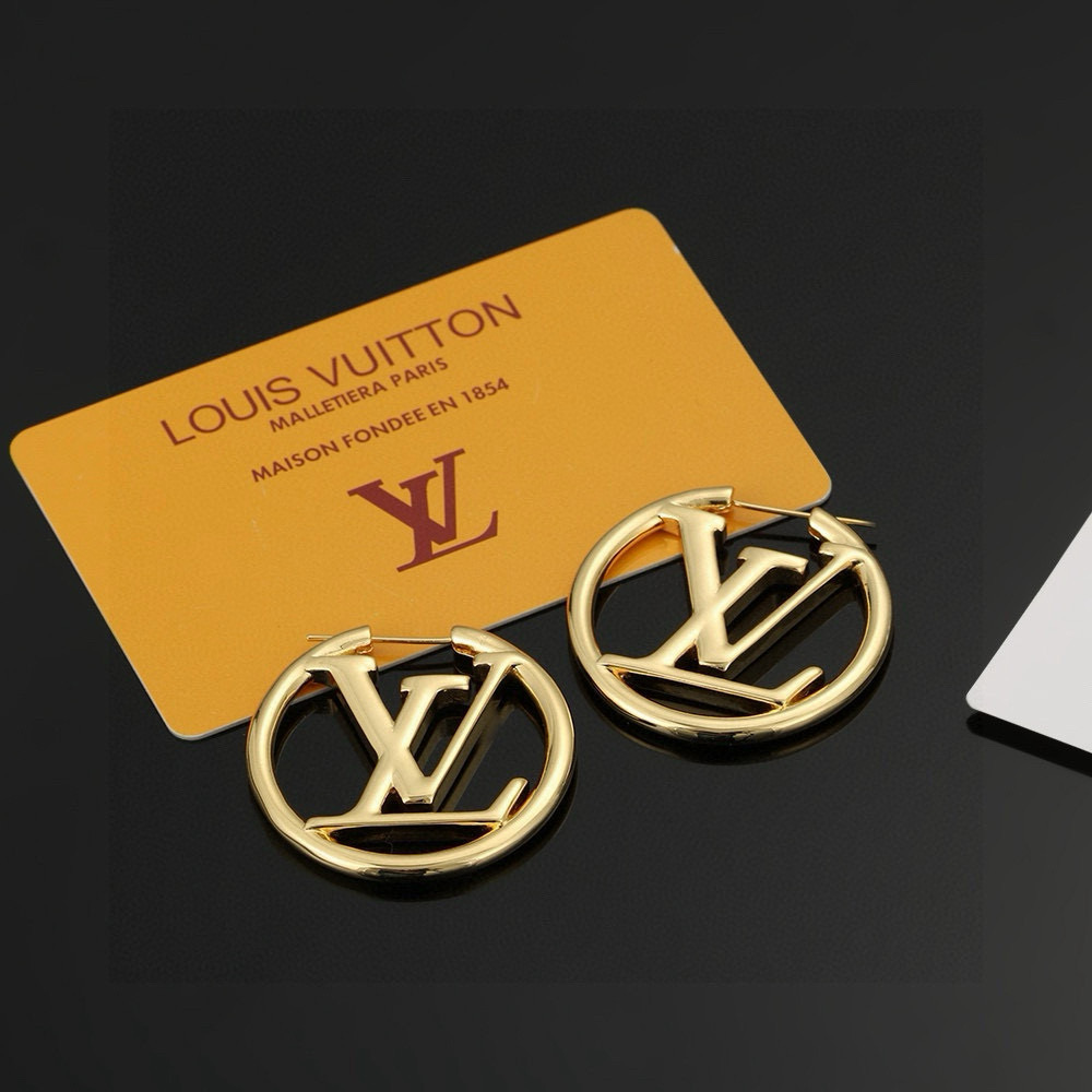 【精工版本】路易威登耳钉 字母耳钉  秉承精湛匠艺，以锻造耀目 LV Twig  抛光色泽成就经典 LV