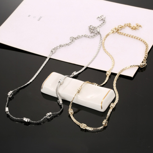 Chanell Snake Bone Necklace with Double C Logo, Stainless Steel, Elegant Style 1 Chanell Snake Bone Necklace with Double C Logo, Stainless Steel, Elegant Style