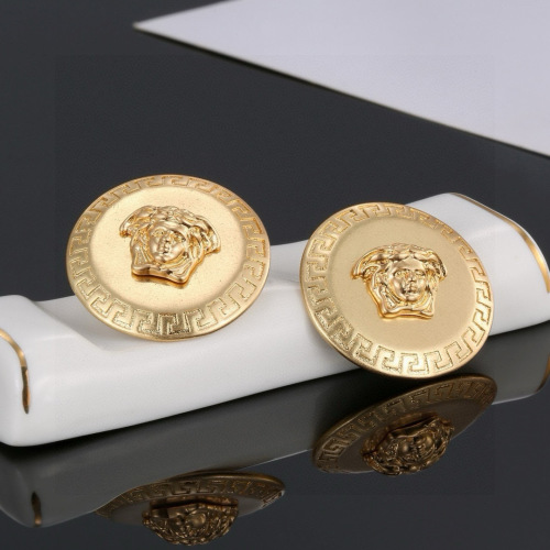 Versace Medusa Stud Earrings - Iconic Baroque Design, Gold-Tone Finish 1 Versace Medusa Stud Earrings - Iconic Baroque Design, Gold-Tone Finish