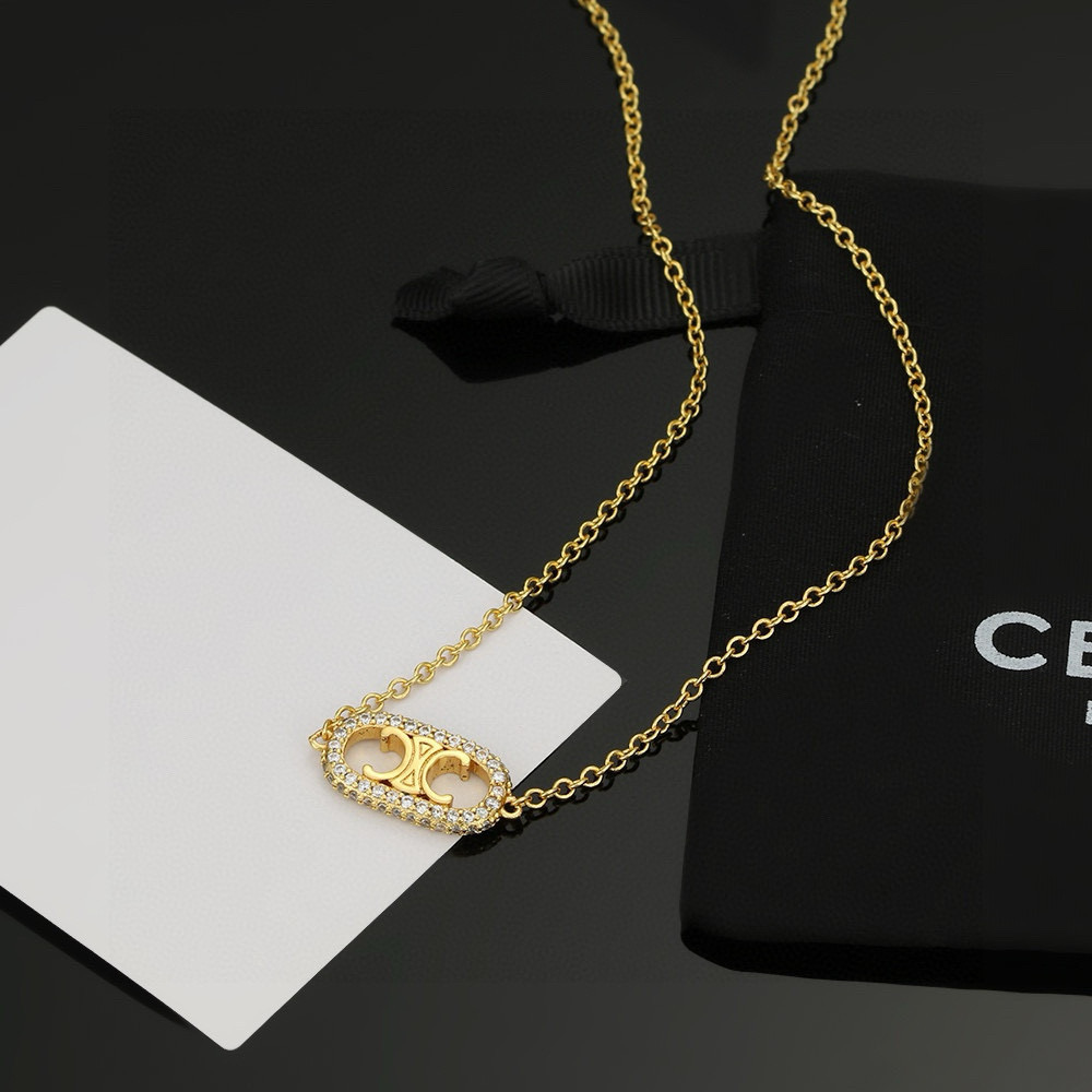 Celine 赛琳新款PRECLOUS新品 手链项链 简单时尚款式🌟专柜一致黄铜材质电镀18k金 火爆款
