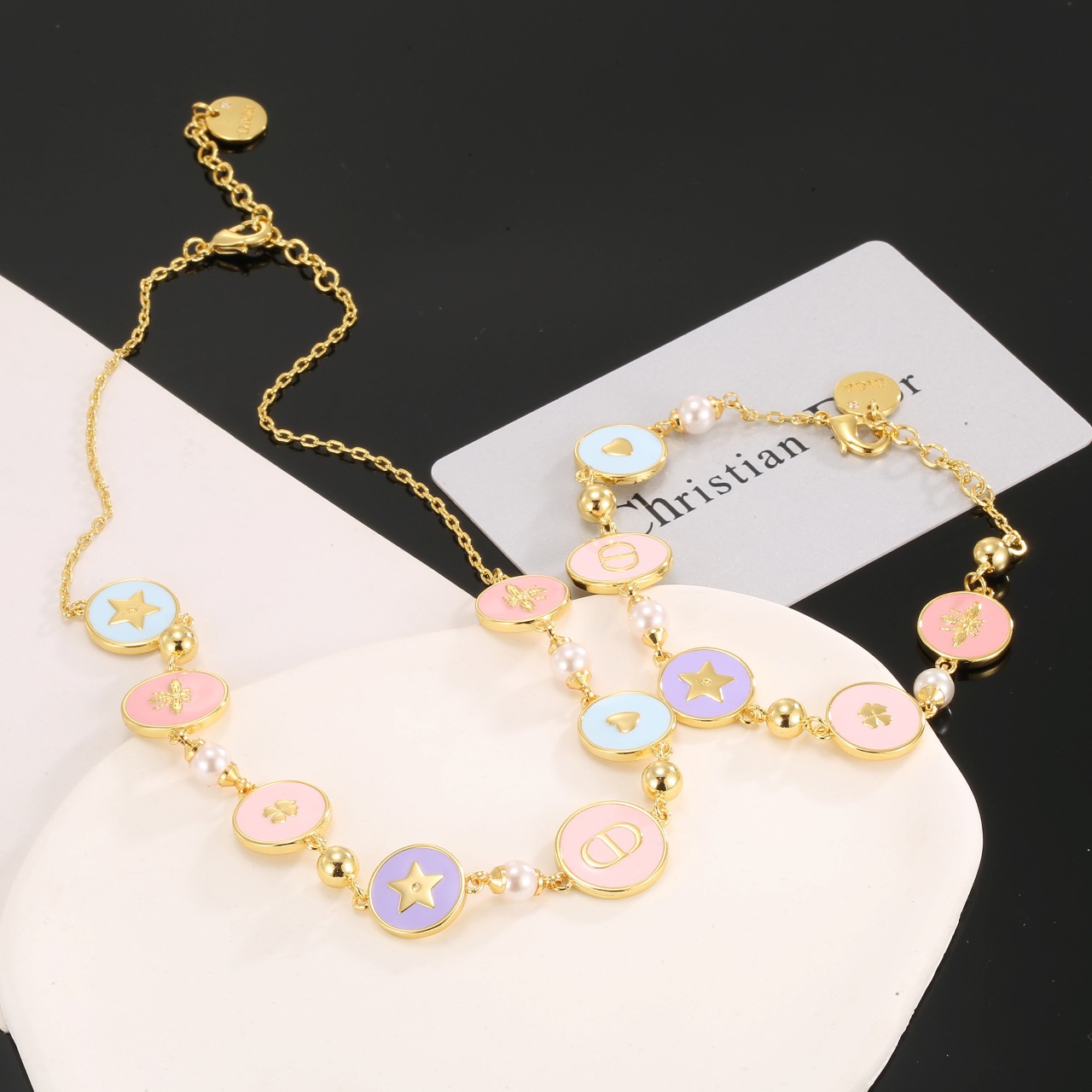 Dior Haute Couture Haute Couture Fine Jewelry Necklace Bracelet Ring Ref 5
