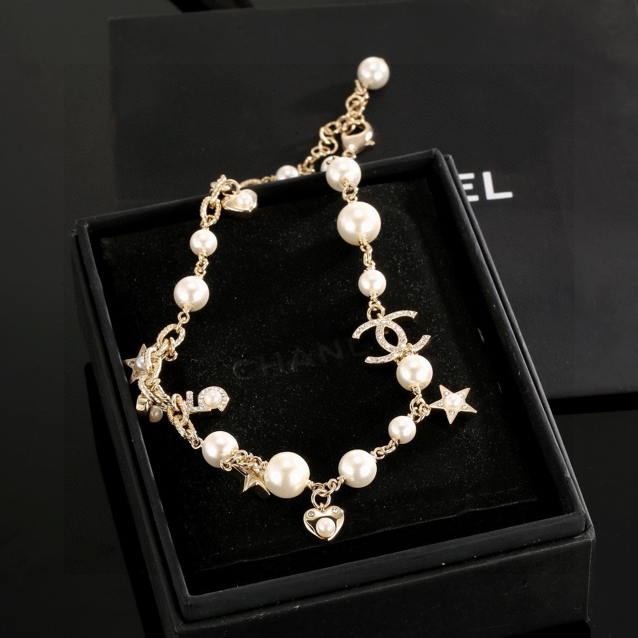 Chanel 项链Chanel 小香 星星心桃字母双c项链 颈链代购级别 打造 除了惊艳还是惊艳
