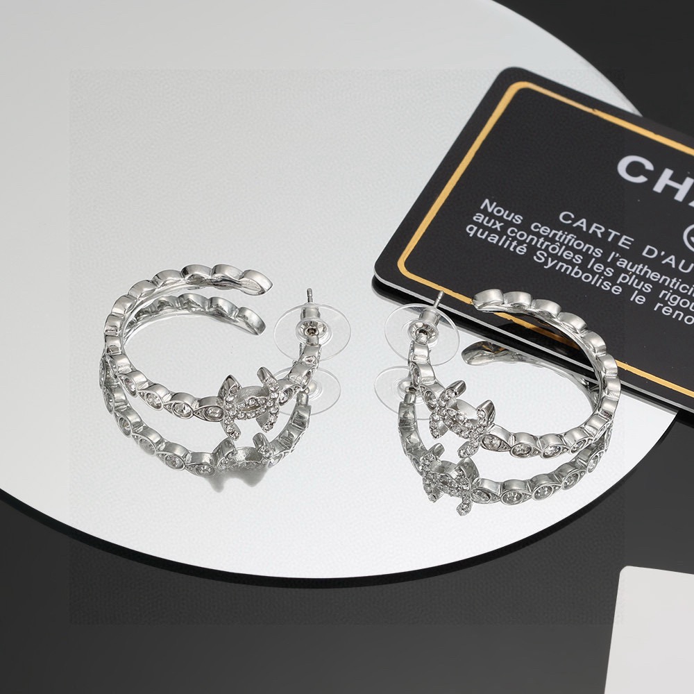 Chanel 小香圈圈耳钉 魔头Chanel香奈儿