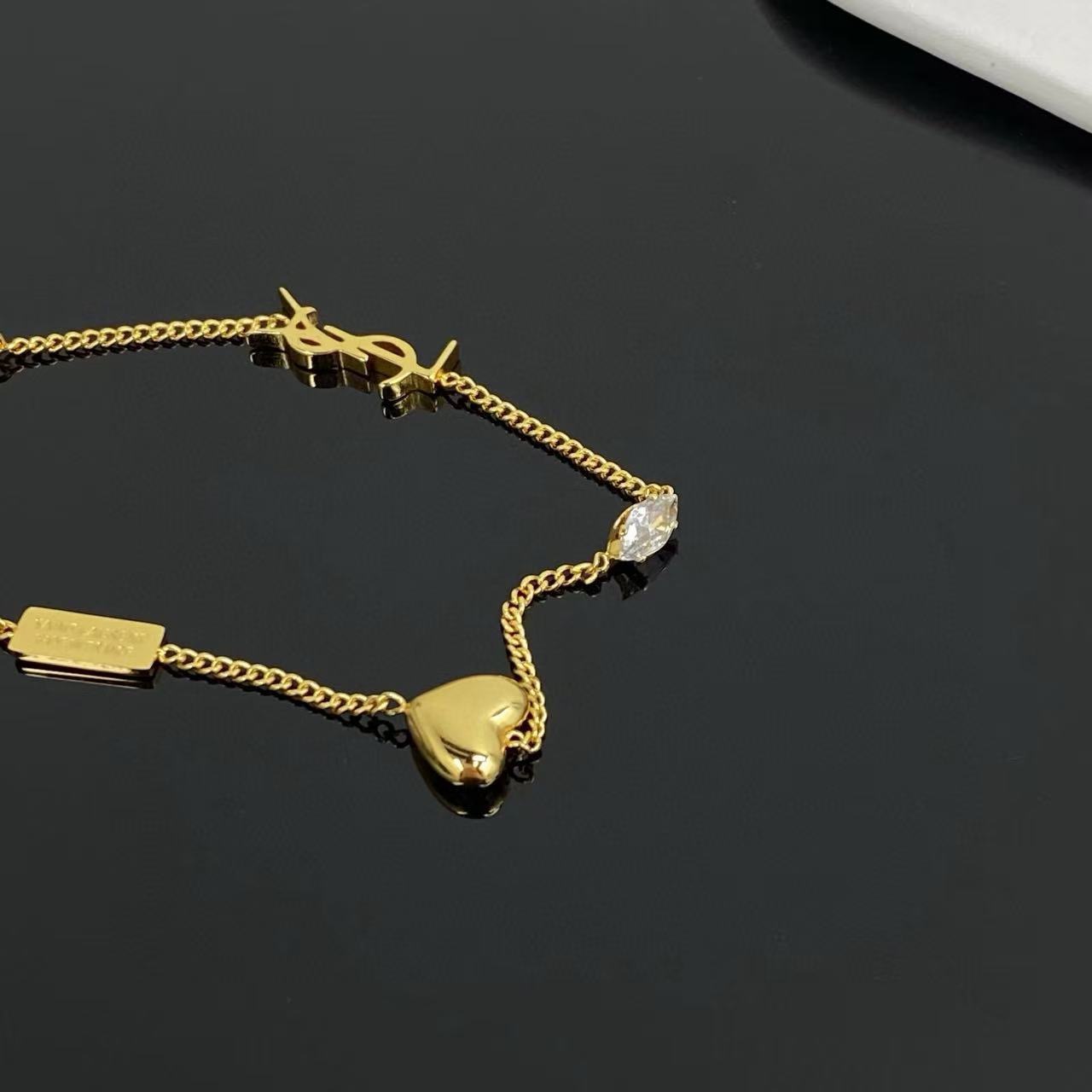 Saint Laurent YSL 圣罗兰 手链 原装黄铜材质