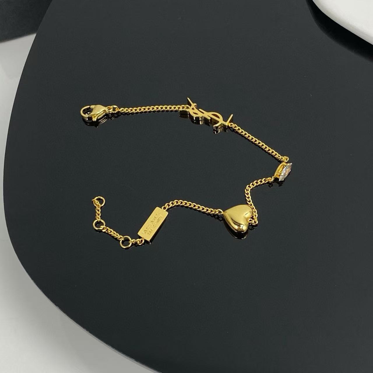 Saint Laurent YSL 圣罗兰 手链 原装黄铜材质