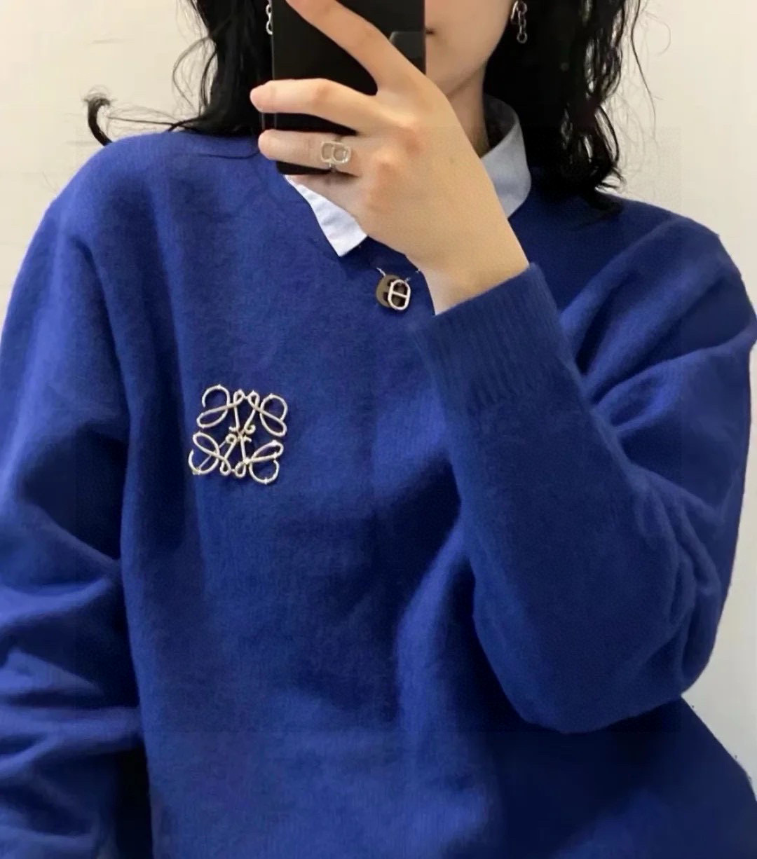 Loewe 罗意威 Loewe如意结 几何新款胸针brooch
