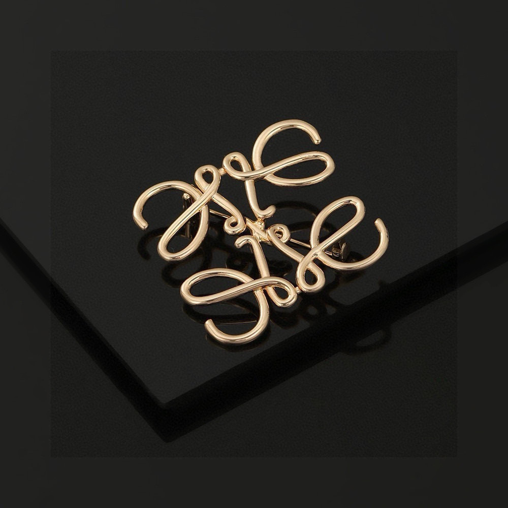 Loewe 罗意威 Loewe如意结 几何新款胸针brooch