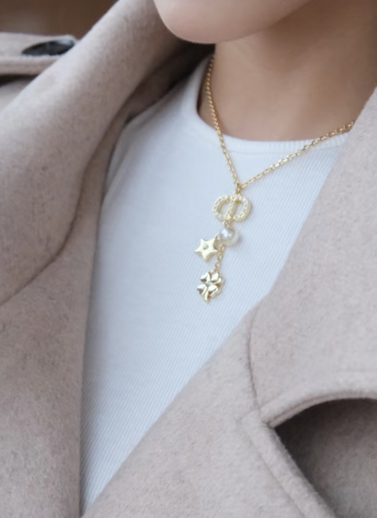 Dior 迪奥四叶草项链 一线 都爱的JaDior·迪奥