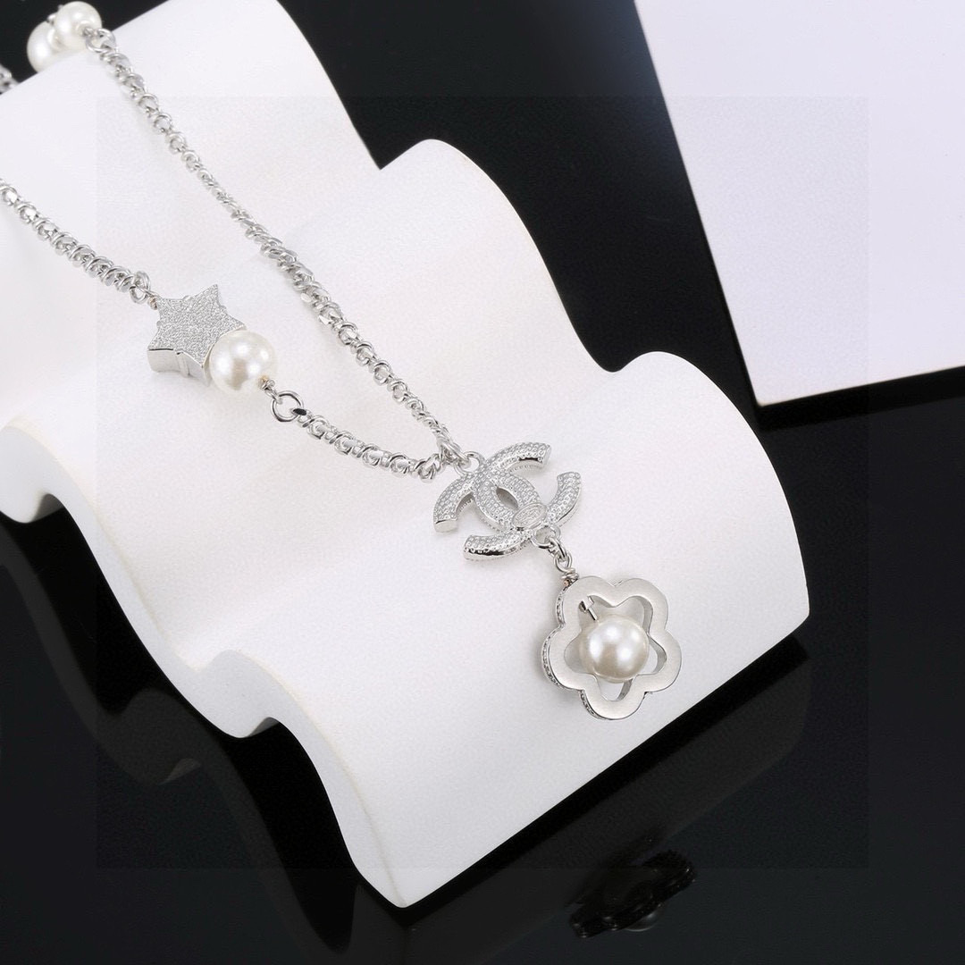 Chrome Hearts Ch@nel 新款山茶花项链