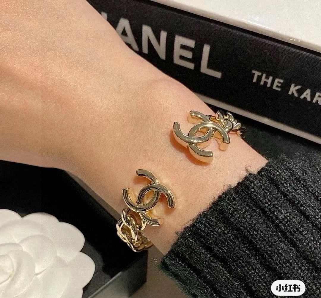 Chrome Hearts Ch@nel 香奈儿新款手镯 高端品质 重工打造