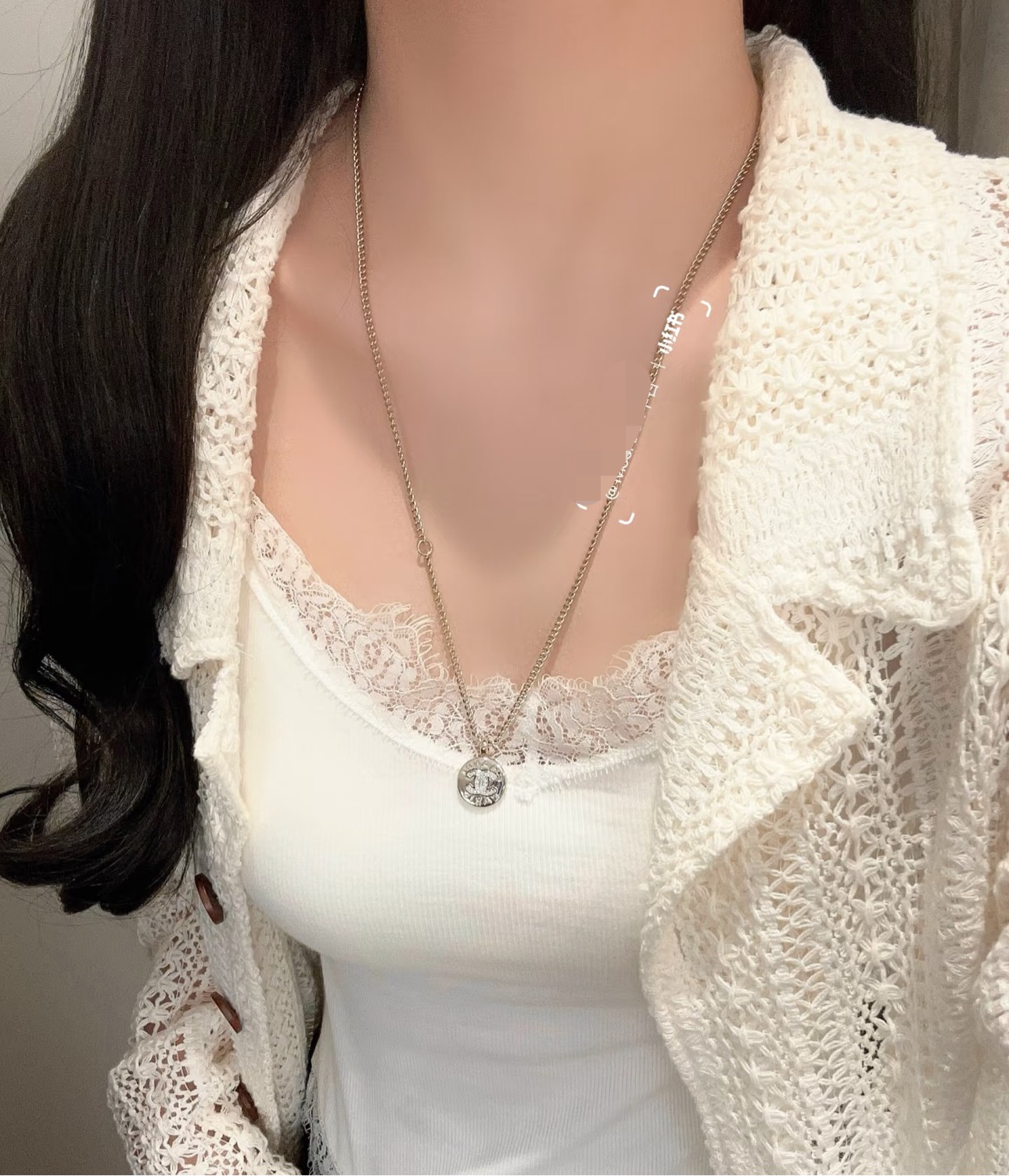 Chanel 香奈儿25A金币纽扣项链