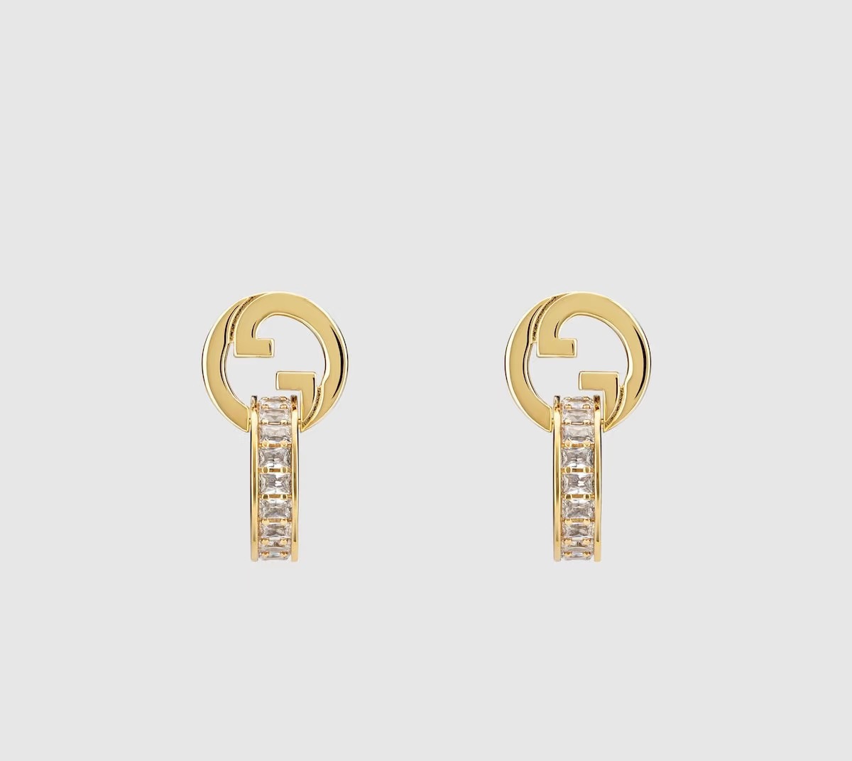 gucci blondie gold hoop earrings