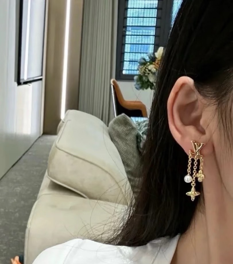 路易威登 Louis Vuitton 传世高定珠宝耳环项链戒指首饰 #EC01294B 7