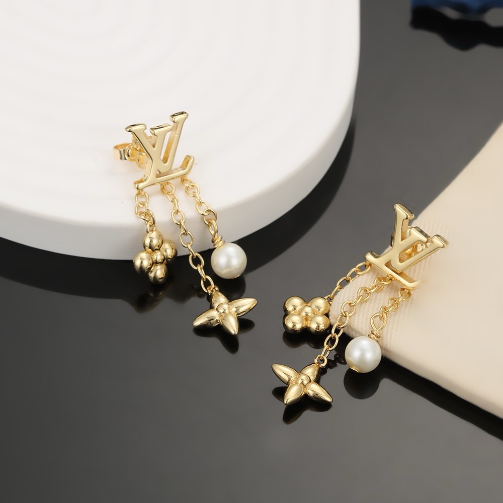 路易威登 Louis Vuitton 传世高定珠宝耳环项链戒指首饰 #EC01294B 9