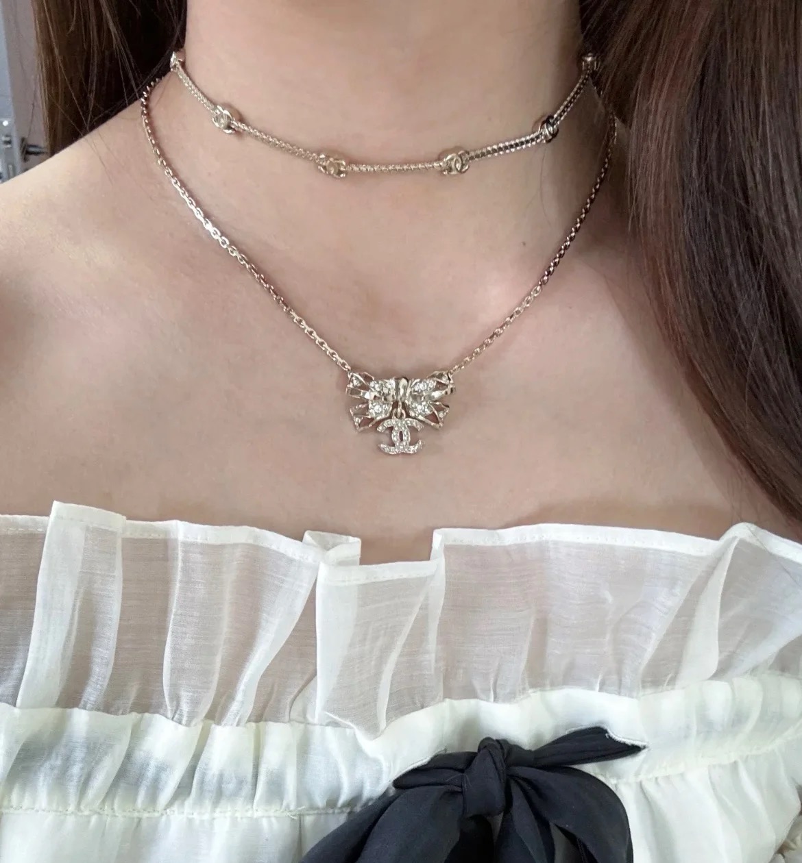 Chanel Haute Couture Haute Joaillerie Fine Jewelry Earrings Necklace 5