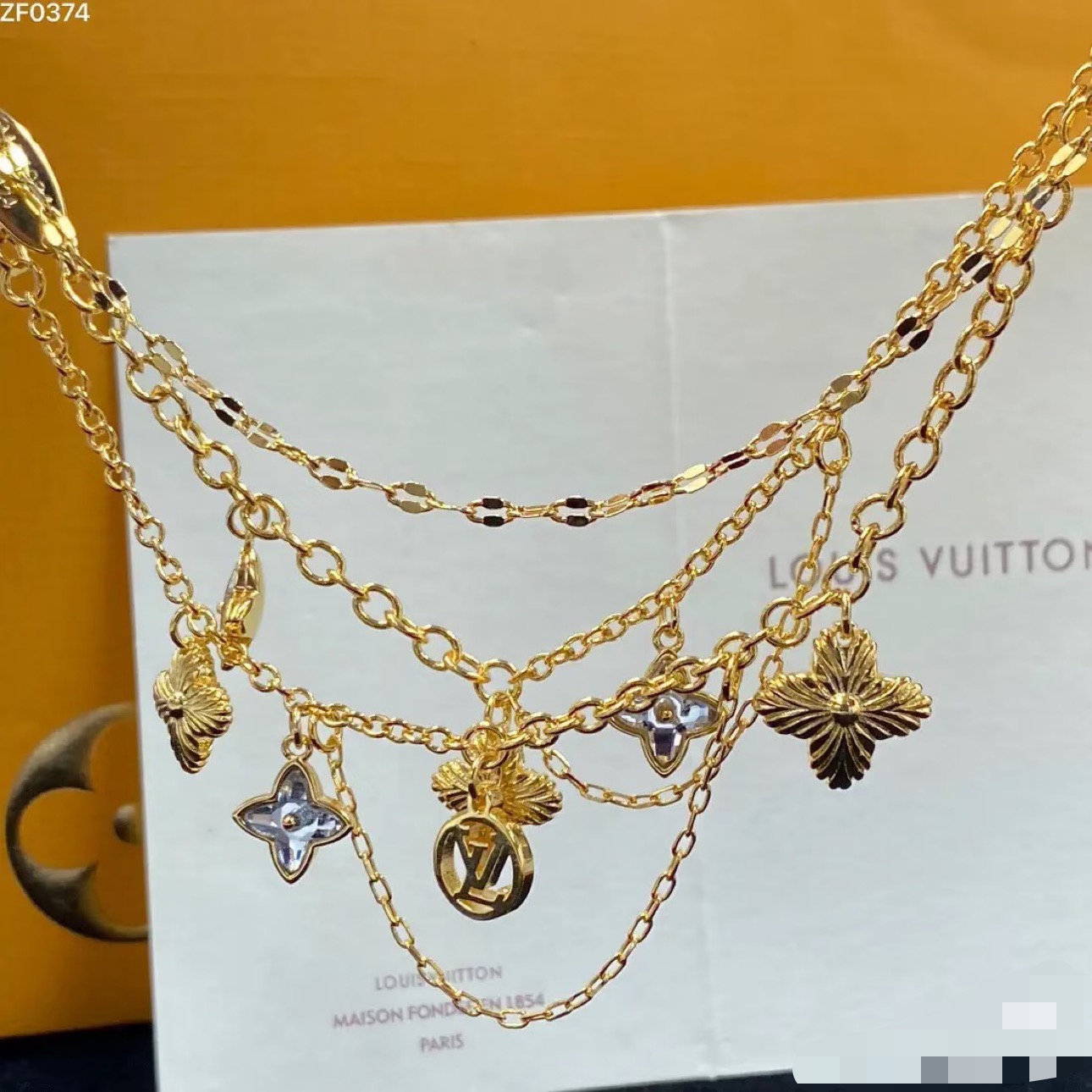 路易威登 Louis Vuitton 传世高定珠宝耳环项链戒指首饰 #0748F064 3