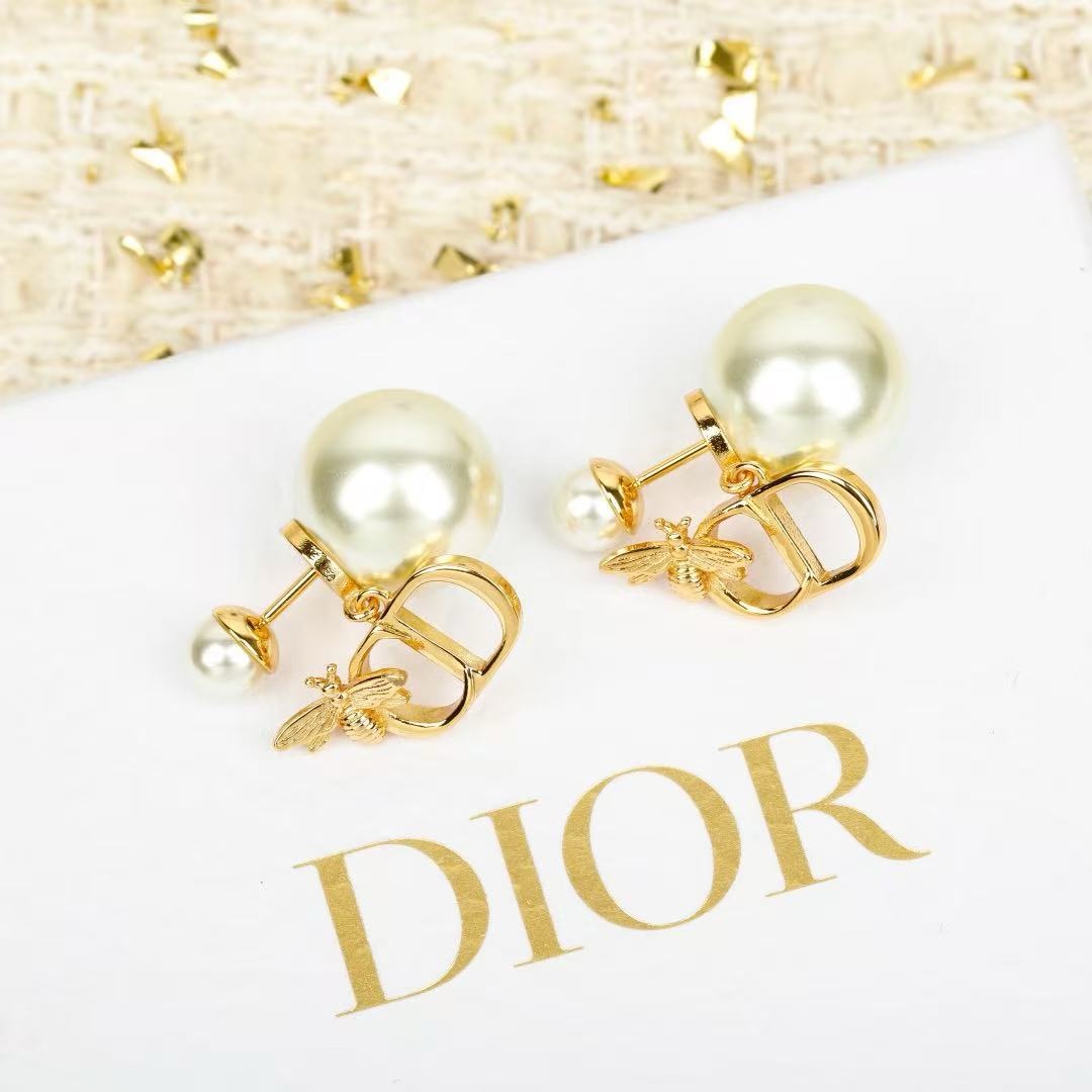 迪奥 Dior 传世高定珠宝耳环项链戒指首饰 #D523F34D 5