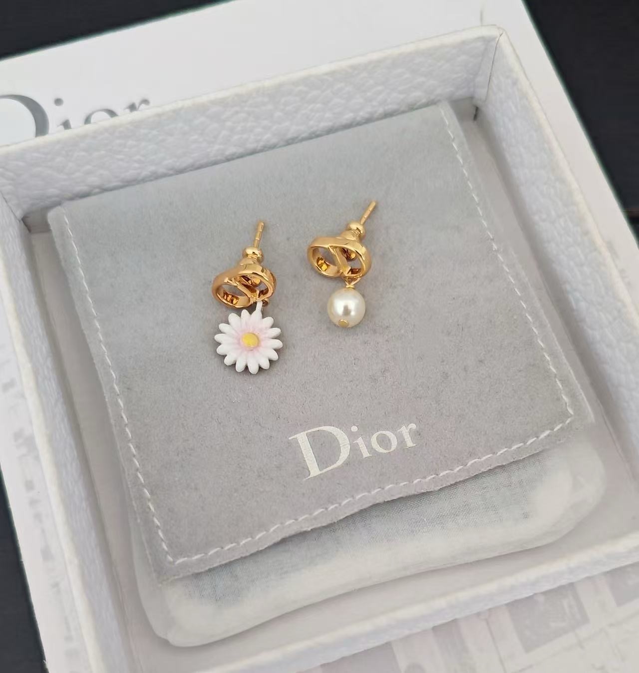 迪奥 Dior 传世高定珠宝耳环项链戒指首饰 #29E579D4 4