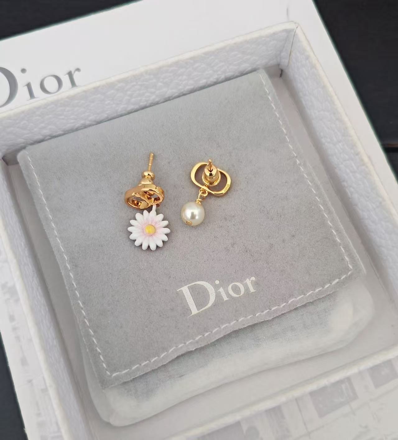 迪奥 Dior 传世高定珠宝耳环项链戒指首饰 #29E579D4 5