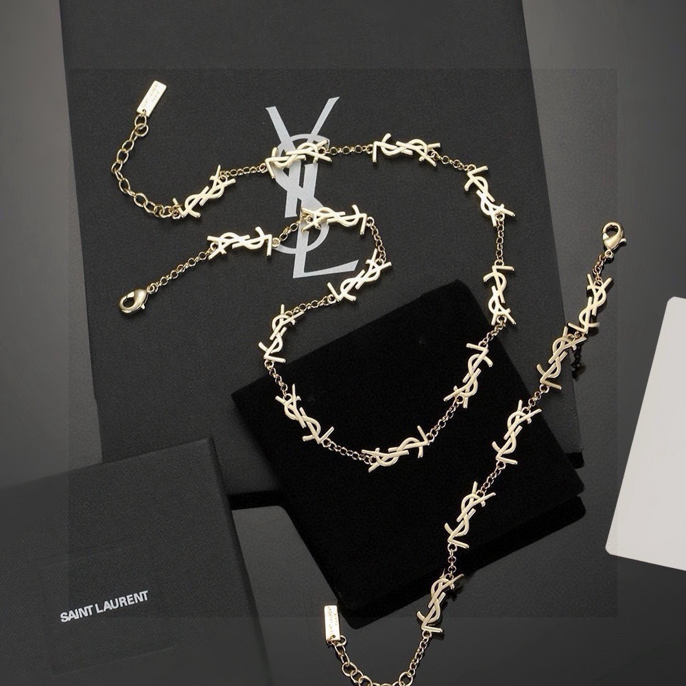 Saint Laurent Haute Joaillerie Fine Jewelry Earrings Necklace Ring 3