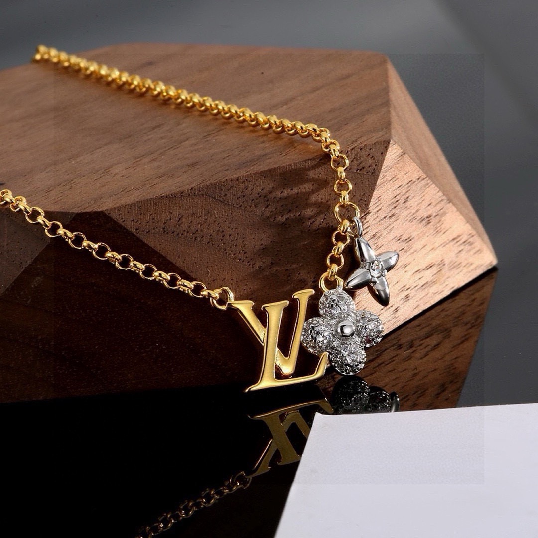 louis vuitton lv twig necklace