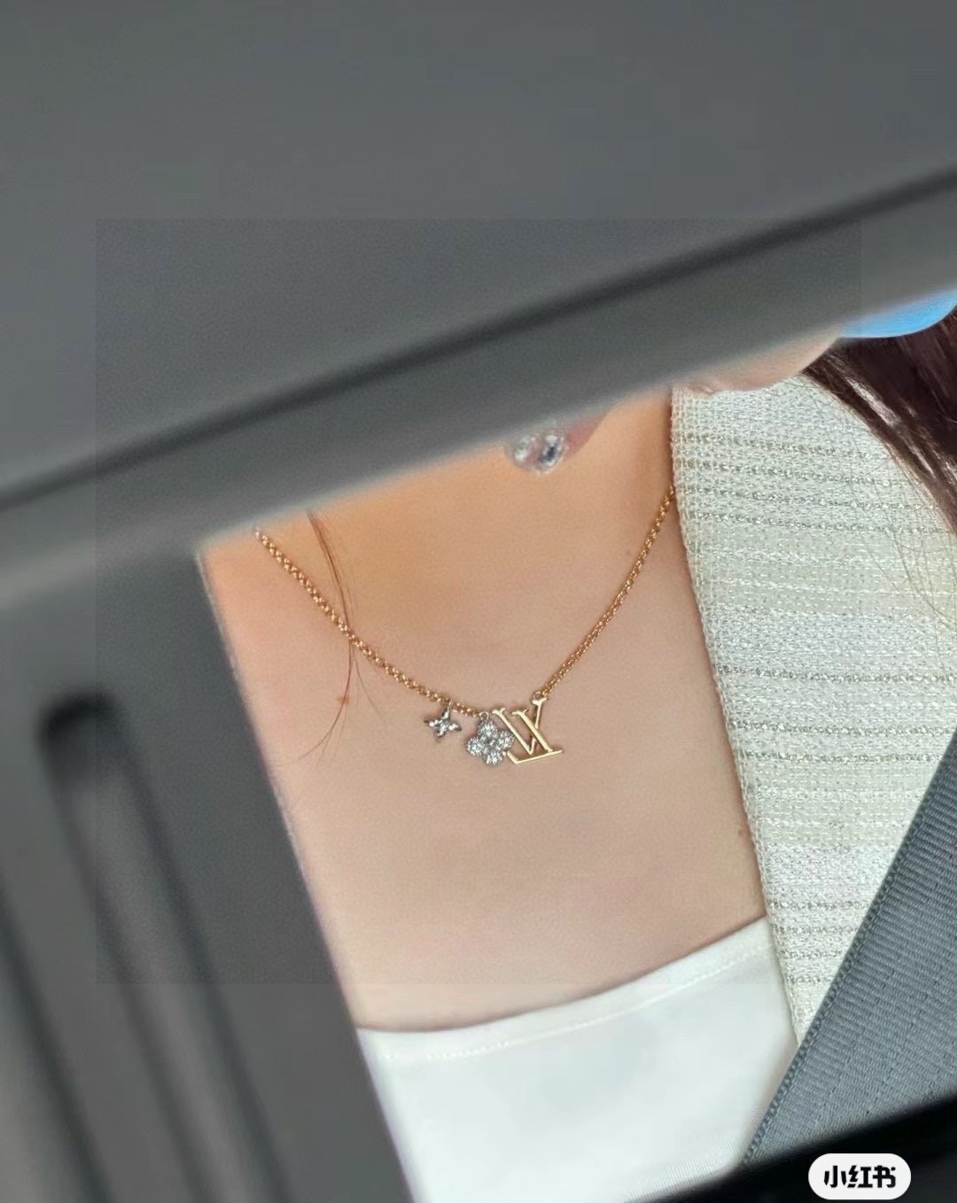 louis vuitton lv twig necklace