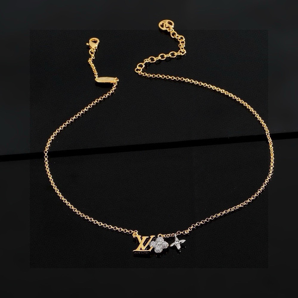 louis vuitton lv twig necklace
