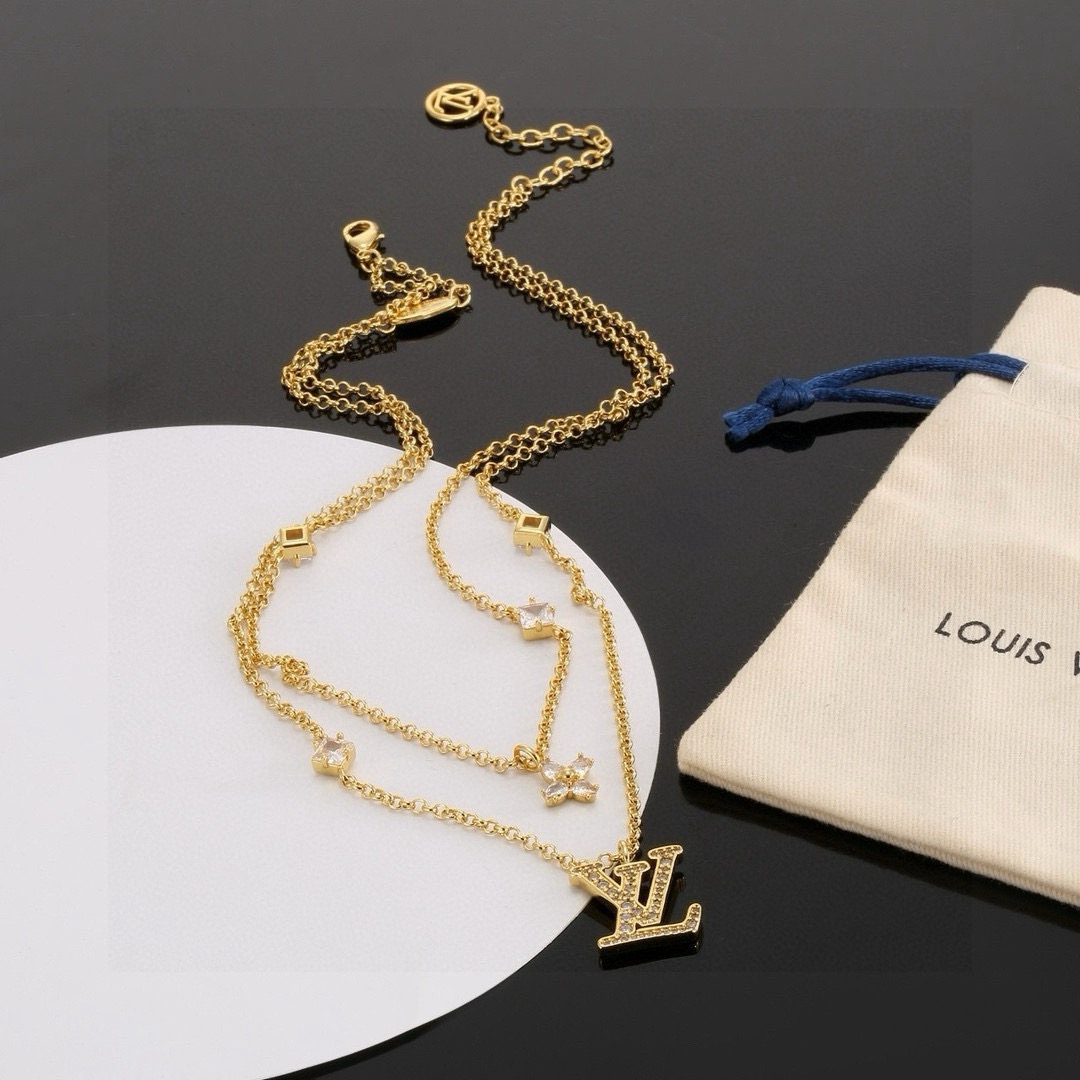 louis vuitton lv iconic necklace bracelet set